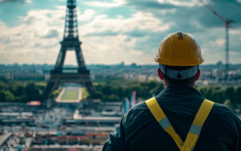 Eiffeltoren Parijs Olympische Spelen