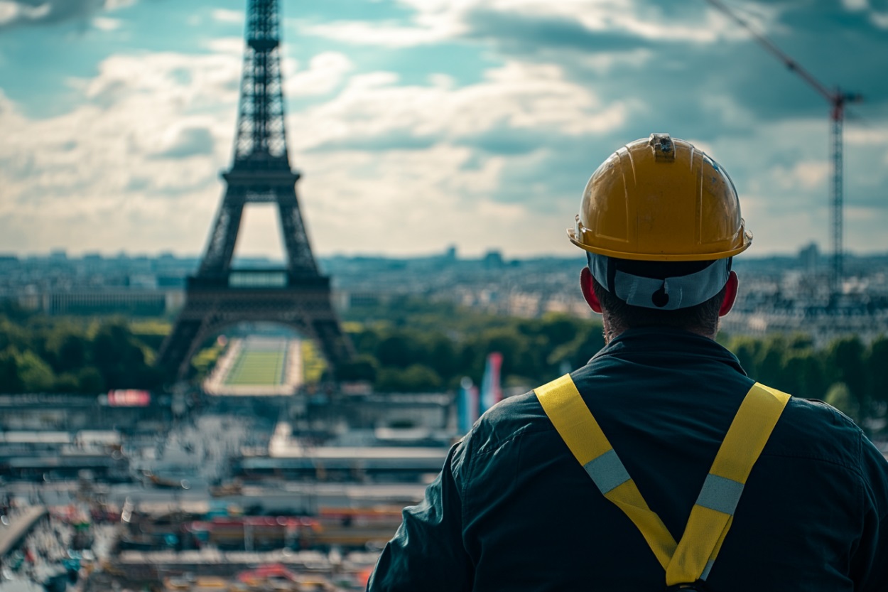 Eiffeltoren Parijs Olympische Spelen